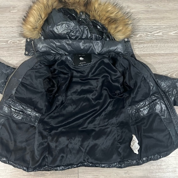 Zara Women's Duck Down Black Puffer Coat Jacket XS - Picture 3 of 14